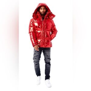 Jordan Craig Men’s Red Puffer Jacket